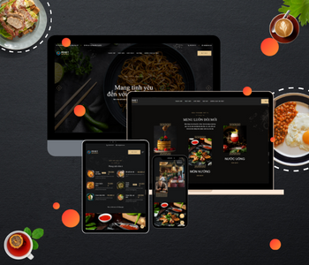 Thiết kế website dịch vụ nhà hàng, gym chuyên nghiệp