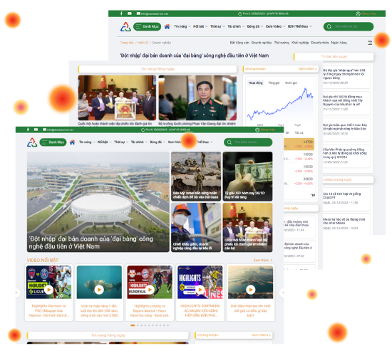 Thiết kế website tin tức, báo chí chuyên nghiệp chuẩn SEO tại phviet.net