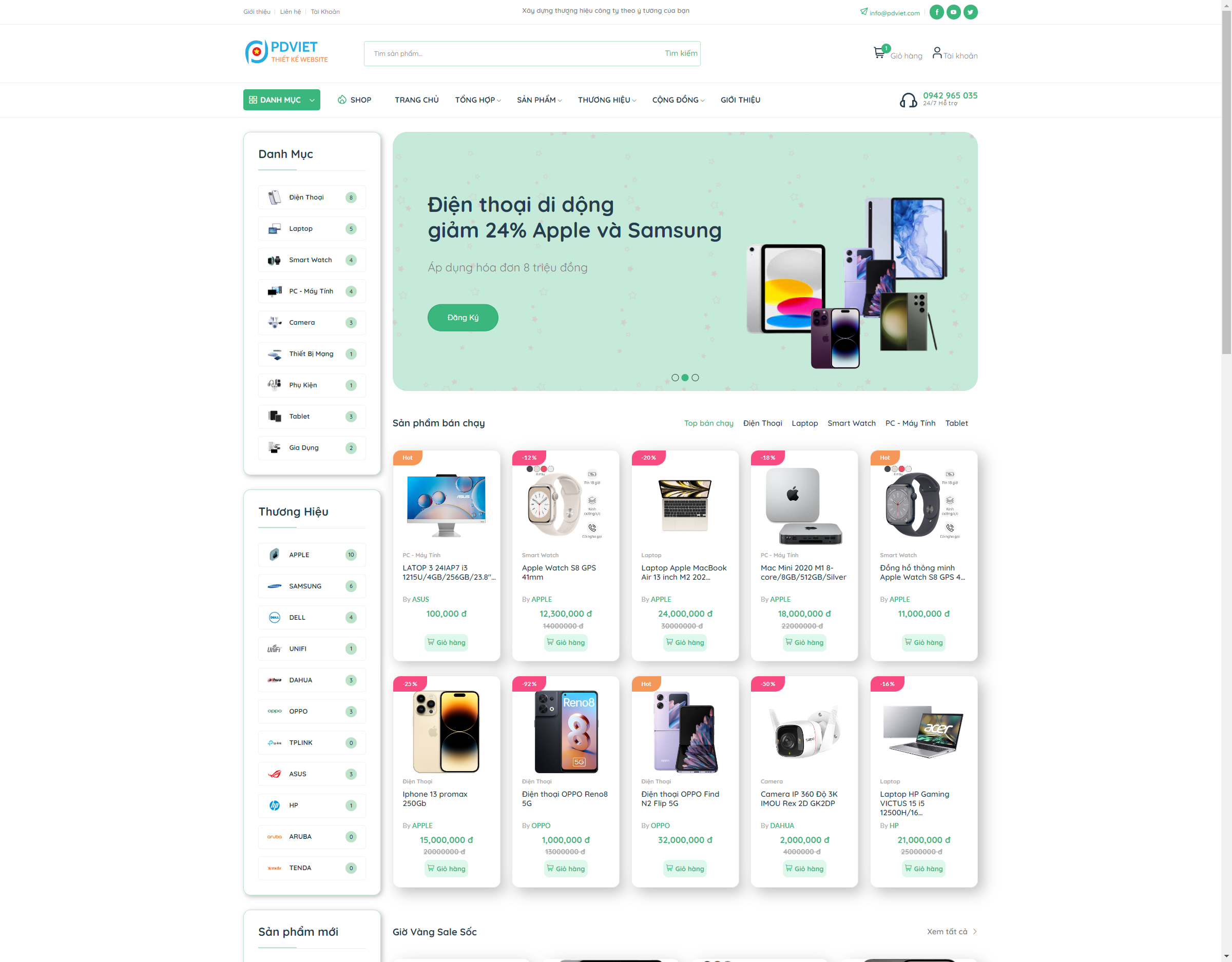 thiet ke website dong xoai binh phuoc phao dai viet